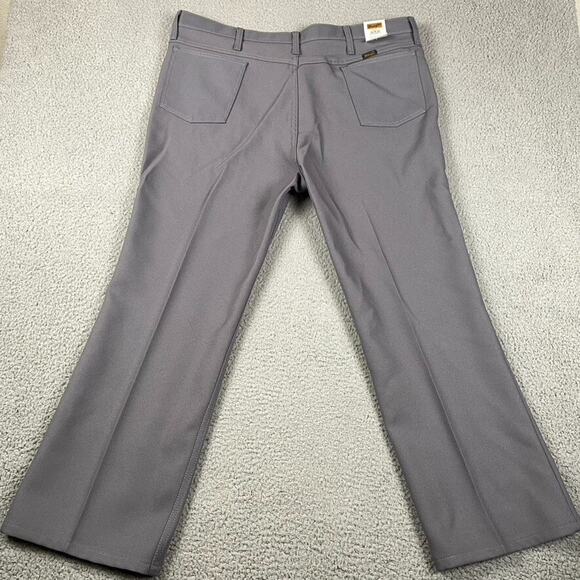 Wrangler Jean Dress Pants Men's 42x29 Gray New Western Wrancher 82GY - Picture 10 of 13
